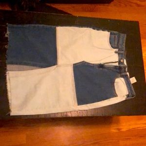 Hollister Midi Patch Denim Sz 29